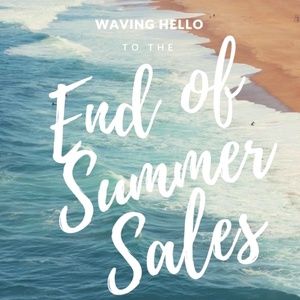 End of Summer Sale 🏝☀️
